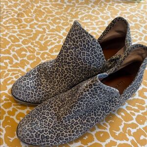 Lucky Brand Leopard Print Ankle Booties